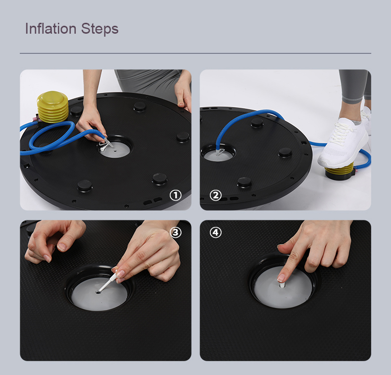 Balance Half Training Bosu ball with pump46CM Blackstone Sports